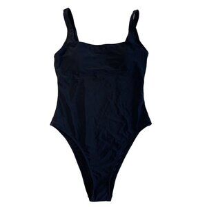 RELLECIGA Women's One Piece Swim Bathing Suit SZ M Black NEW